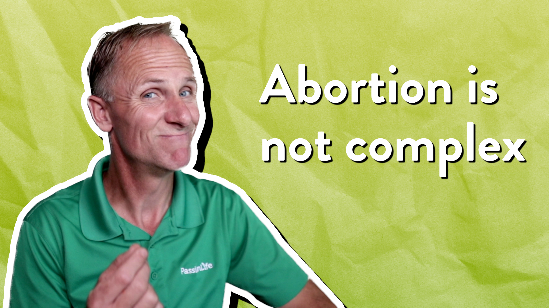 Abortion is not a complex issue