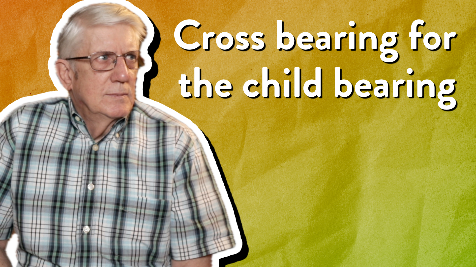 Cross bearing for the child bearing